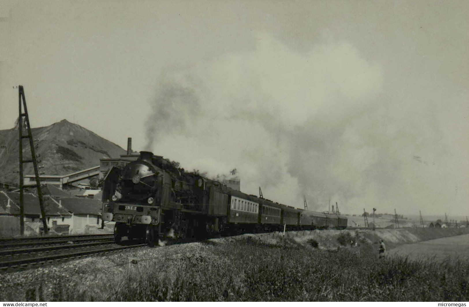 Locomotive 231 E 2 - Cliché Jacques H. Renaud - Treni