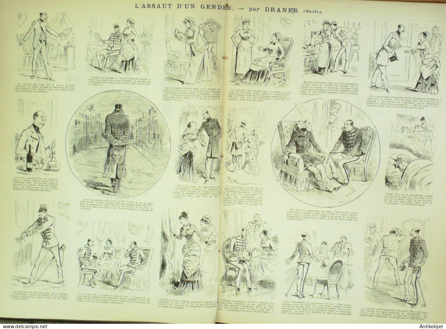 La Caricature 1884 N°218 L'assaut D'un Gendre Draner SorelTrock - Magazines - Before 1900