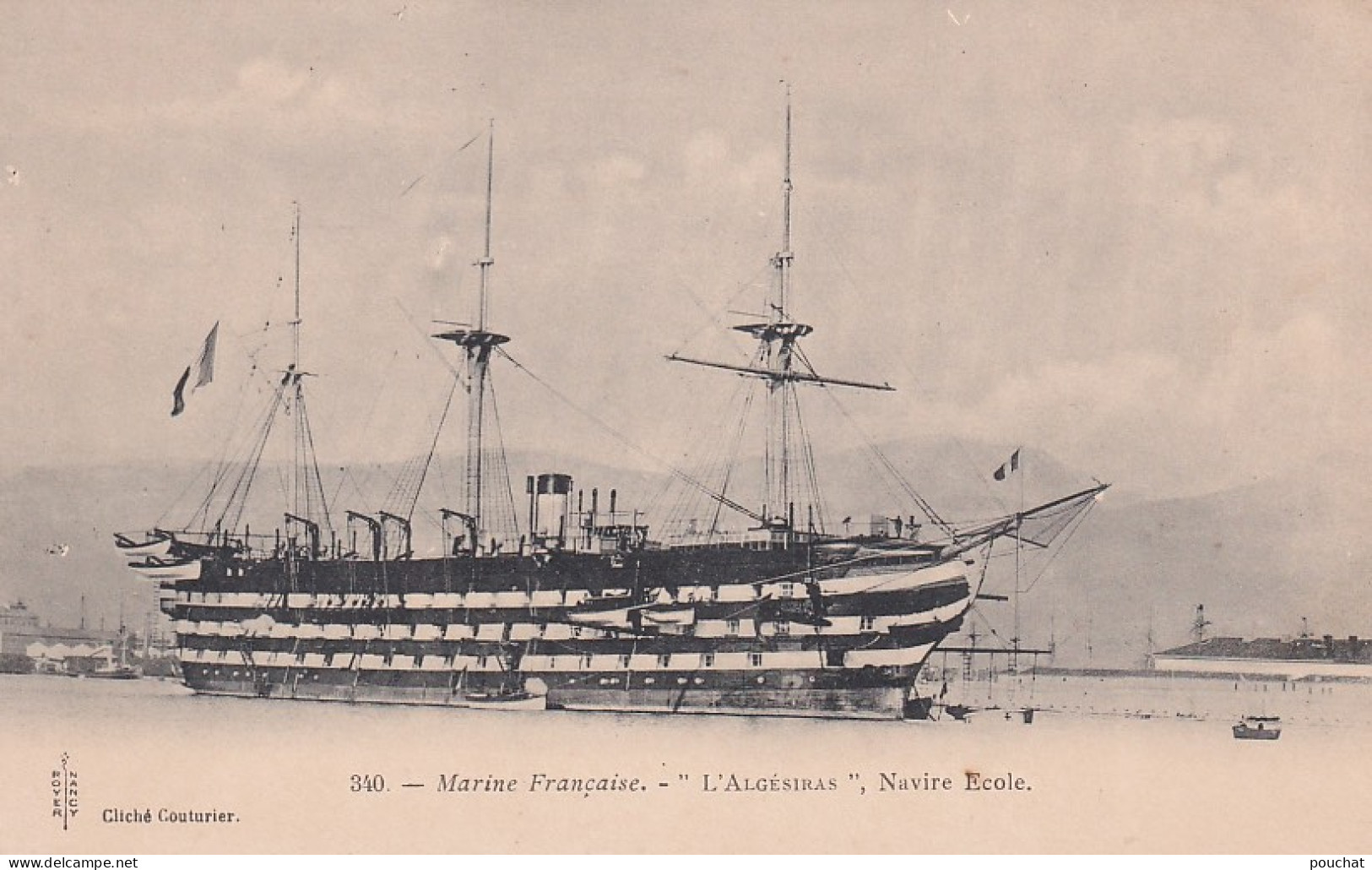 BE Nw3- NAVIRE ECOLE " L'ALGESIRAS " - MARINE FRANCAISE - Warships