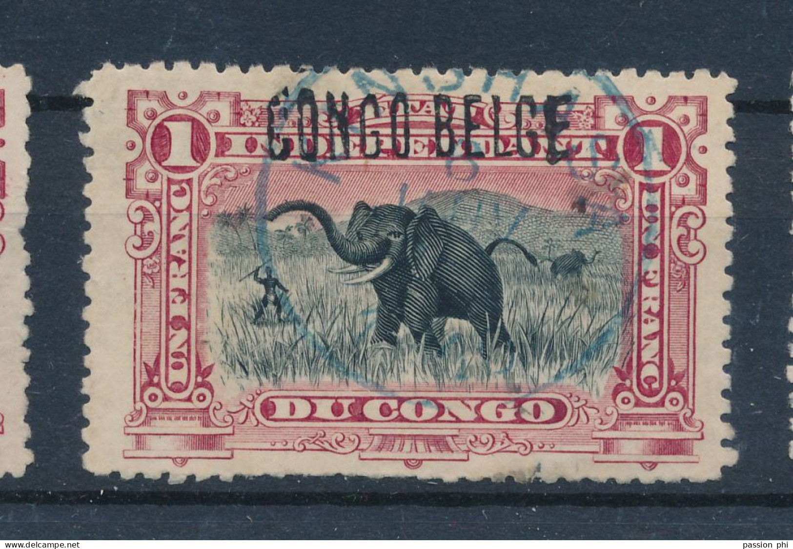 BELGIAN CONGO 1909 ISSUE COB 36L6 USED - Used Stamps