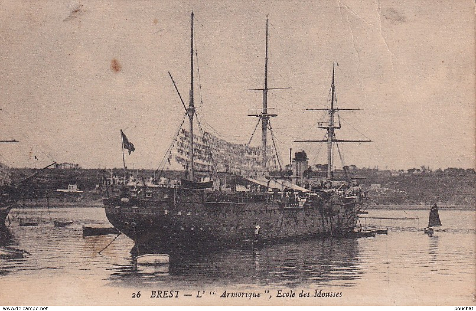 BE Nw3-(29) BREST - L' " ARMORIQUE " - ECOLE DES MOUSSES - Segelboote