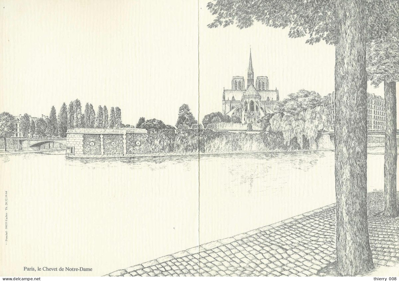 Carte Postale Grand Format Notre Dame De Paris - Notre Dame Von Paris