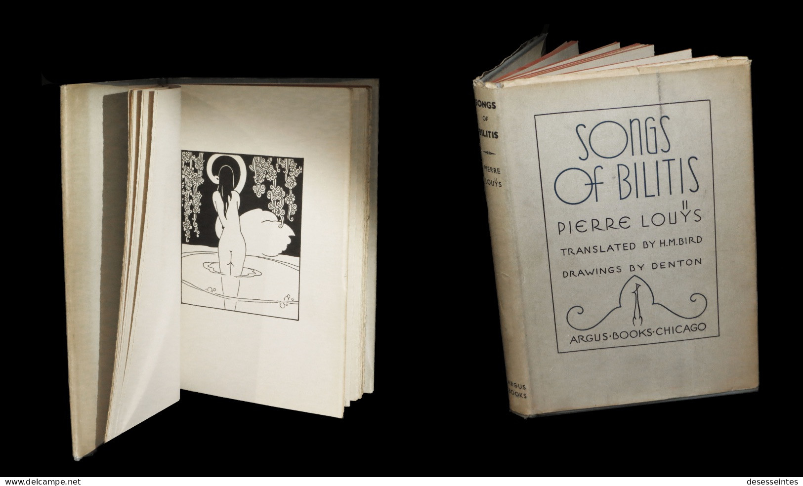 [ART DECO CURIOSA EROTISM] LOUYS (Pierre) / DENTON (Donald, Ill. De) - Songs Of Bilitis. - 1901-1940