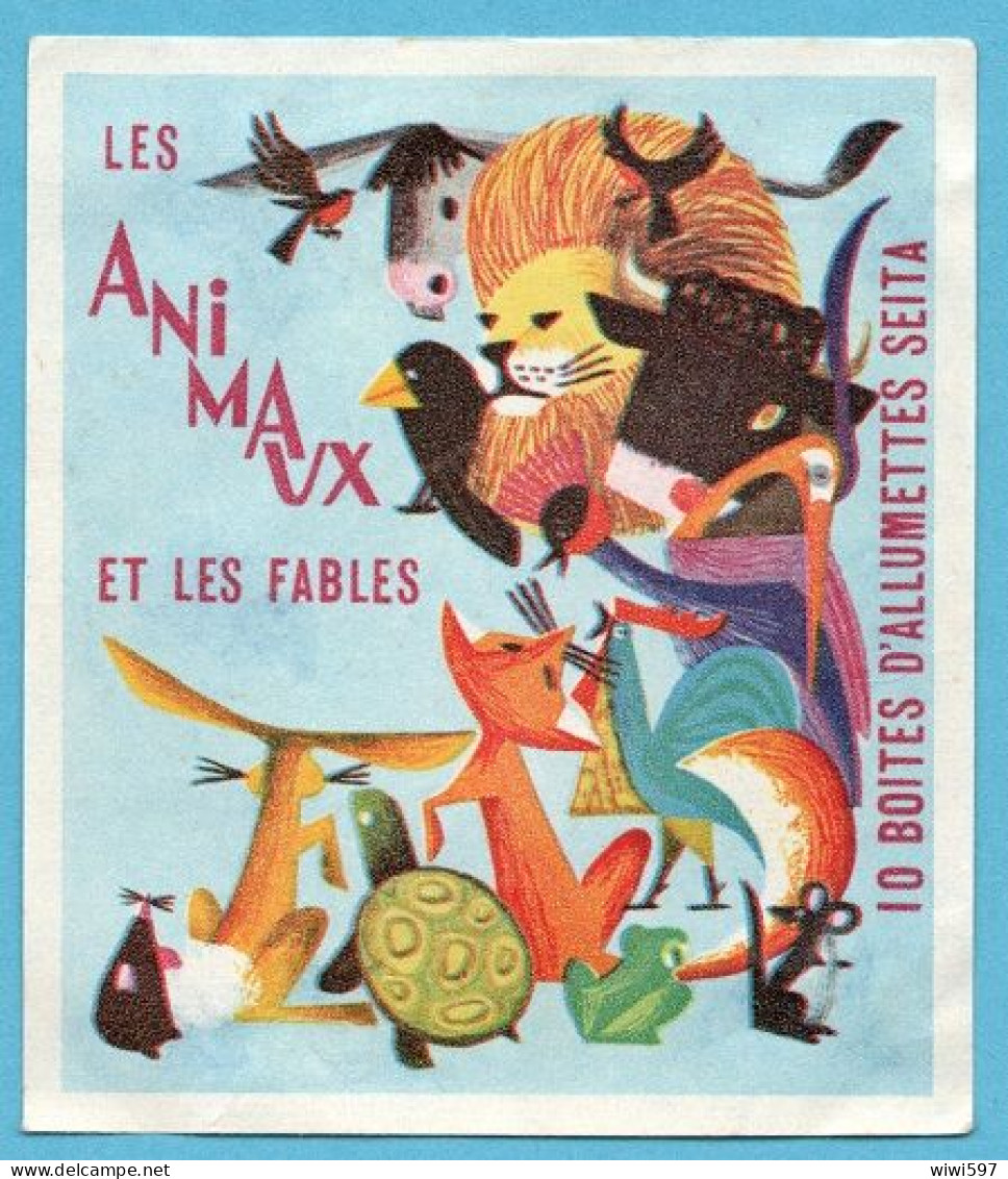 ÉTIQUETTE DE BOITE D'ALLUMETTES - FABLES 1 -  EPT - Matchbox Labels