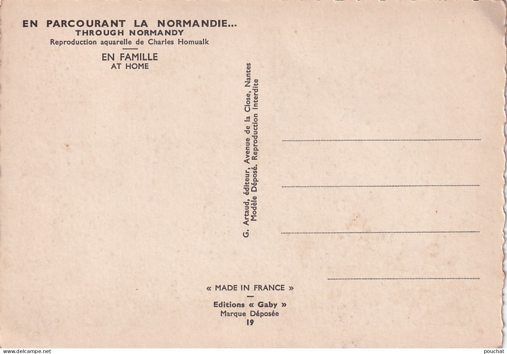 CE Nw2- EN PARCOURANT LA NORMANDIE - EN FAMILLE - ILLUSTRATEUR HOMUALK - BARATTE OU MOULIN A BEURRE - Homualk