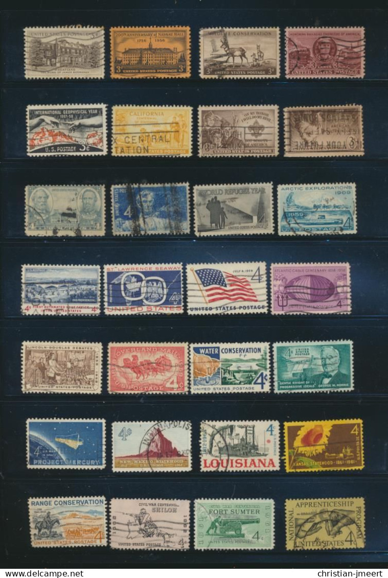 Etats-Unis  298 Timbres Très Propre - Collections