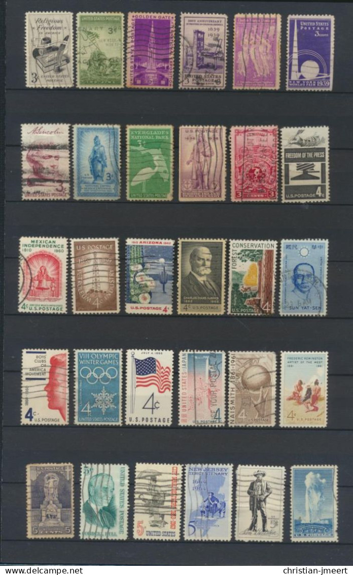 Etats-Unis  298 timbres très propre