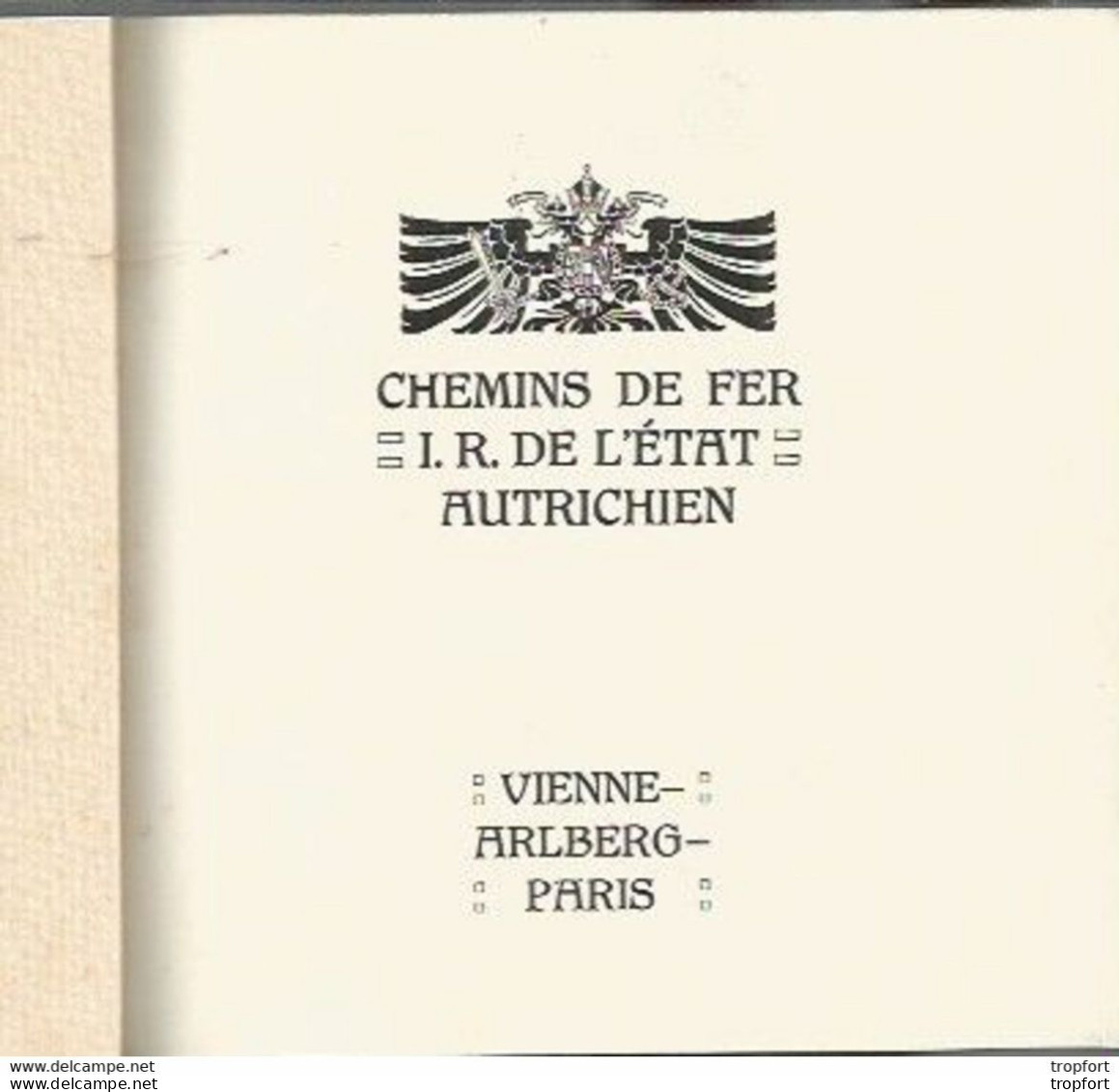 TJ Cpa / Advertising Booklet Old Austria Town / Livret TOURISTIQUE Ancien AUTRICHE Chemin De Fer - Reiseprospekte