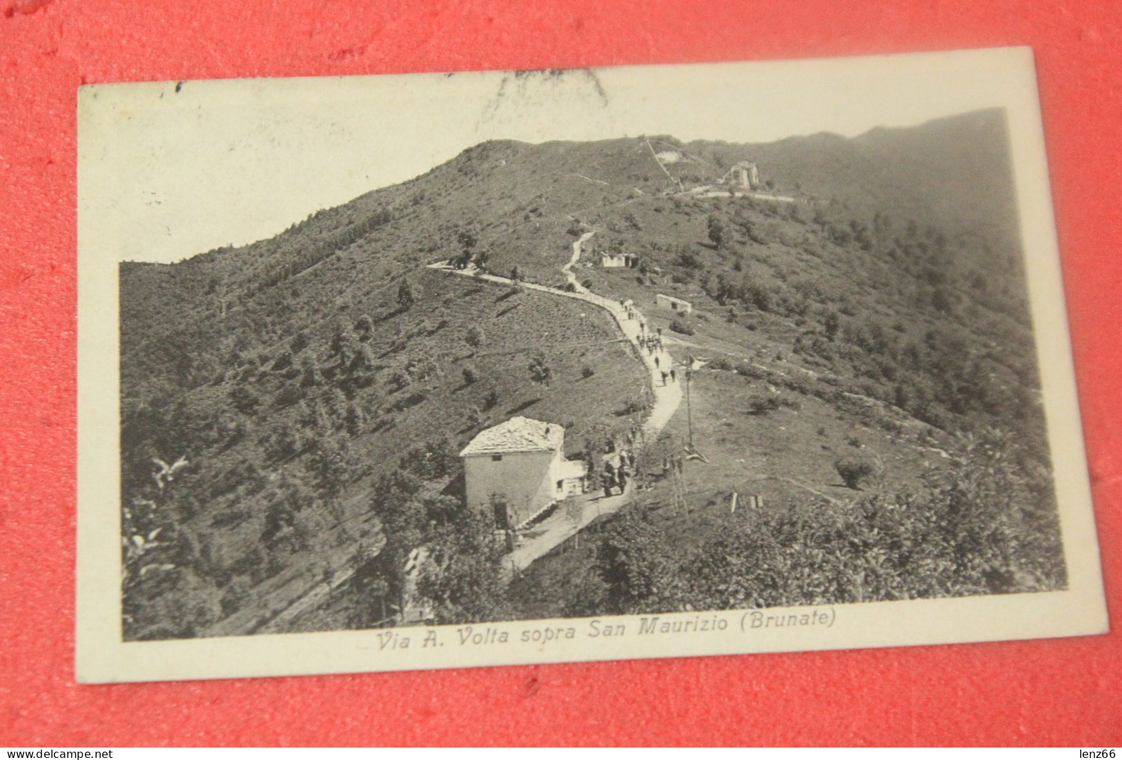 Lago Di Como S. Maurizio Sopra Brunate 1918 + Timbro Censura Ed. Pezzali - Como