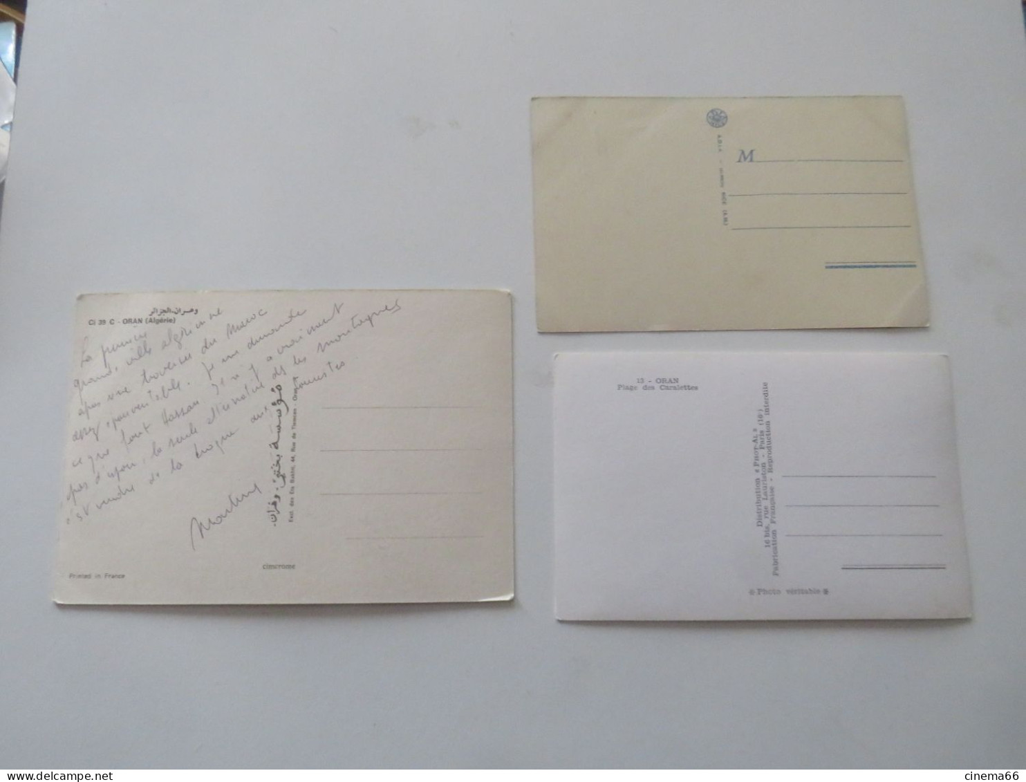 ORAN - Lot De 3 Cartes - Mostaganem