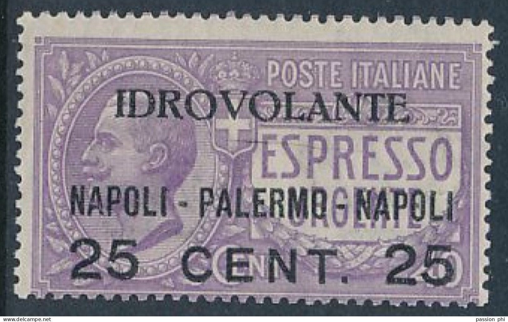 ITALY SASSONE A2 MNH - Luchtpost