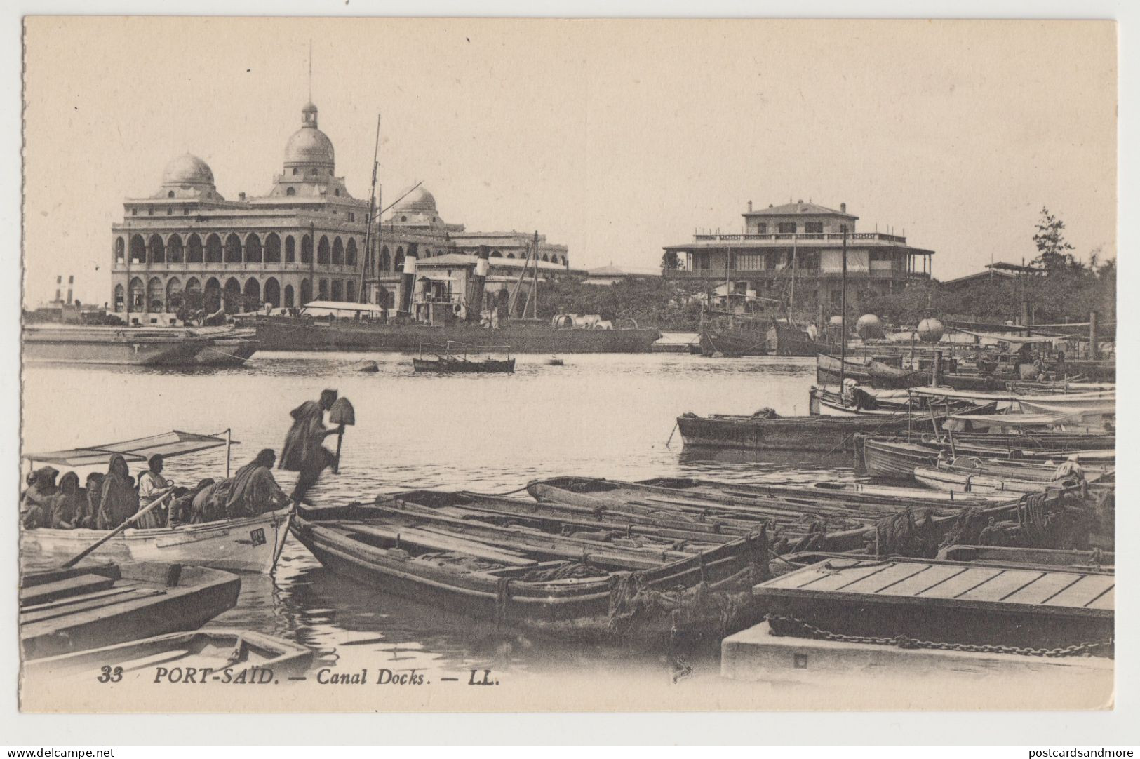 Egypt Port Said & Suez Canal Lot Of 15 Unused Postcards Ca. 1920 Levy Fils & Cie - Isaac Behar - Port Said