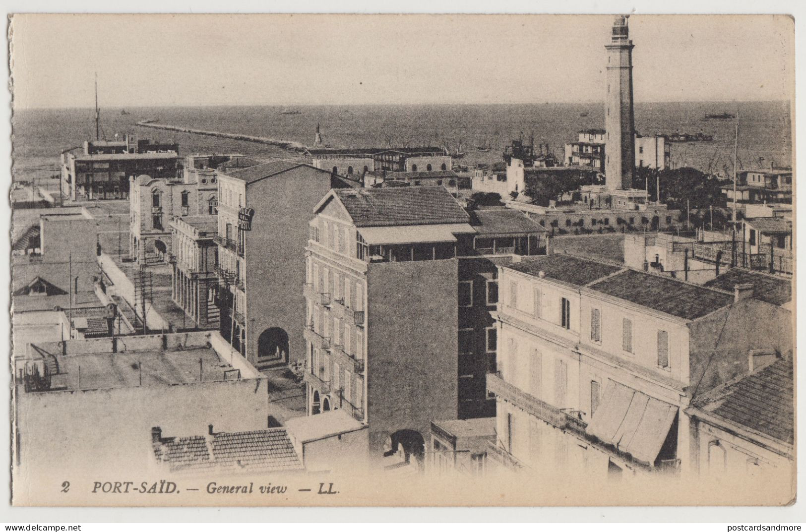 Egypt Port Said & Suez Canal Lot of 15 unused postcards ca. 1920 Levy Fils & Cie - Isaac Behar