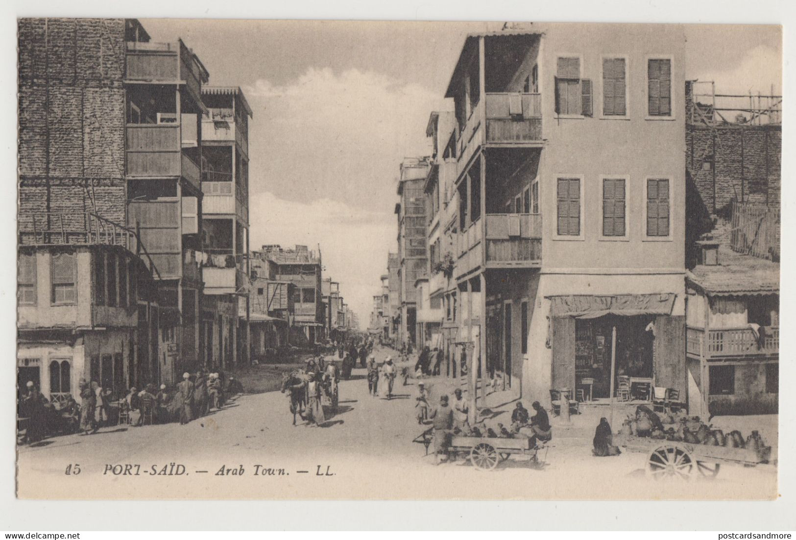 Egypt Port Said & Suez Canal Lot of 15 unused postcards ca. 1920 Levy Fils & Cie - Isaac Behar