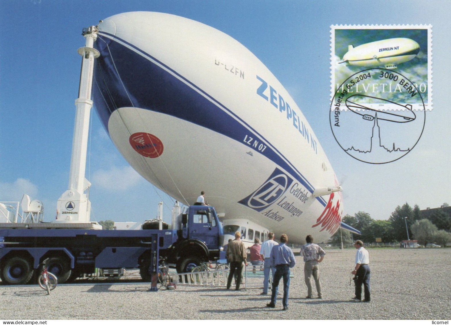 Carte Maxi  2004  :ZEPPELIN NT - Cartoline Maximum