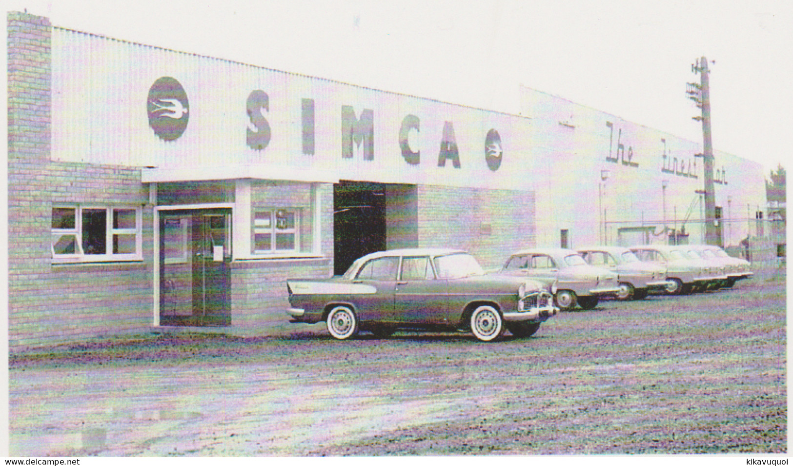SIMCA GARAGE 1961 - CARTE POSTALE 10X15 CM NEUF - Passenger Cars