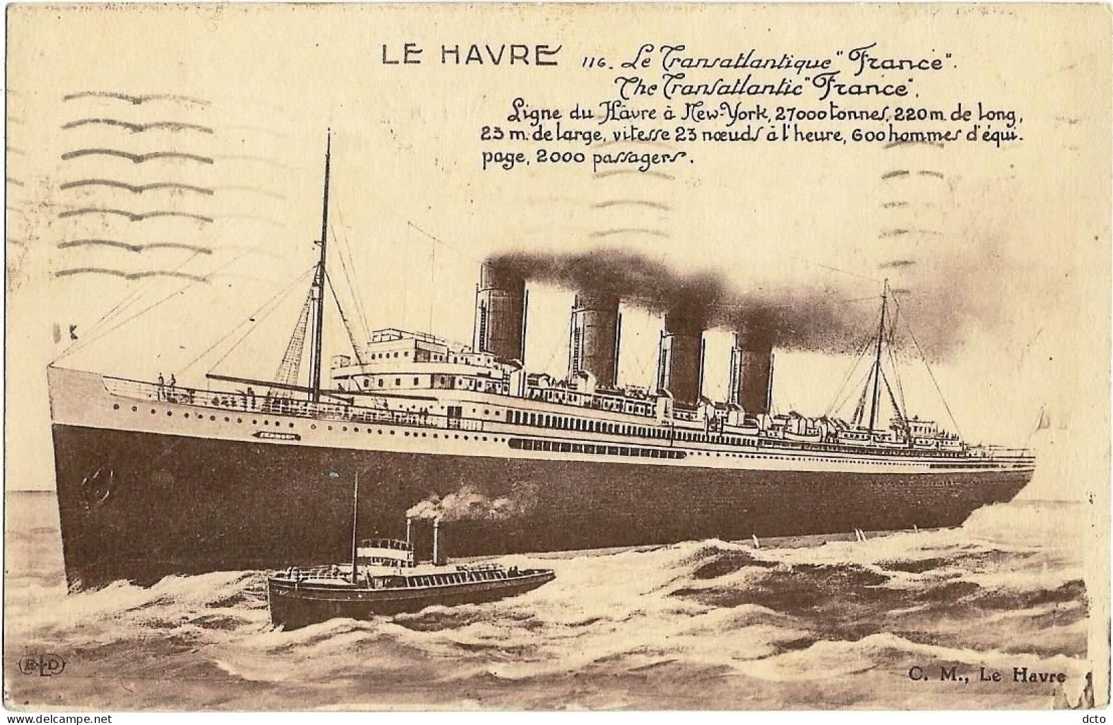 10 Cpa Bateaux :Tamise, Carthage, Suffren, France 1933, Ernest Simons, Britannia, Champagne, Naples, Normannia, Bouvet - Guerra