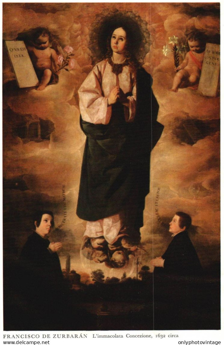 Francisco De Zurbarán, L'Immacolata Concezione, Stampa Epoca 1968, Print - Stampe & Incisioni