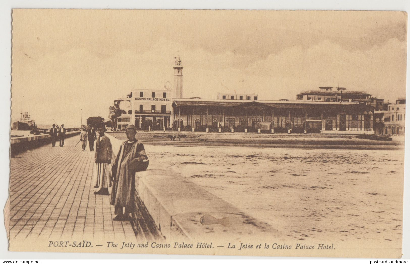 Egypt Port Said & Suez Canal Lot Of 8 Unused Postcards Ca. 1920 Siylianos Coutsicos - Isaac Behar - Port Said