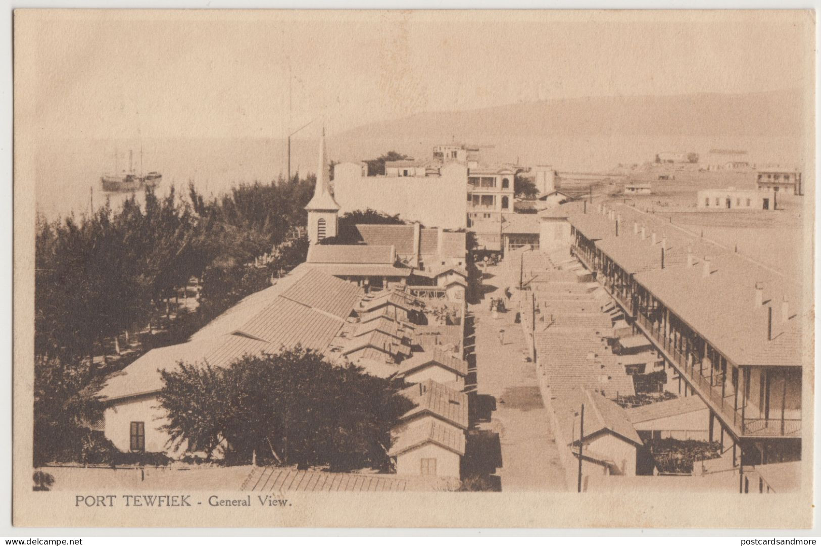 Egypt Port Said & Suez Canal Lot of 8 unused postcards ca. 1920 Siylianos Coutsicos - Isaac Behar