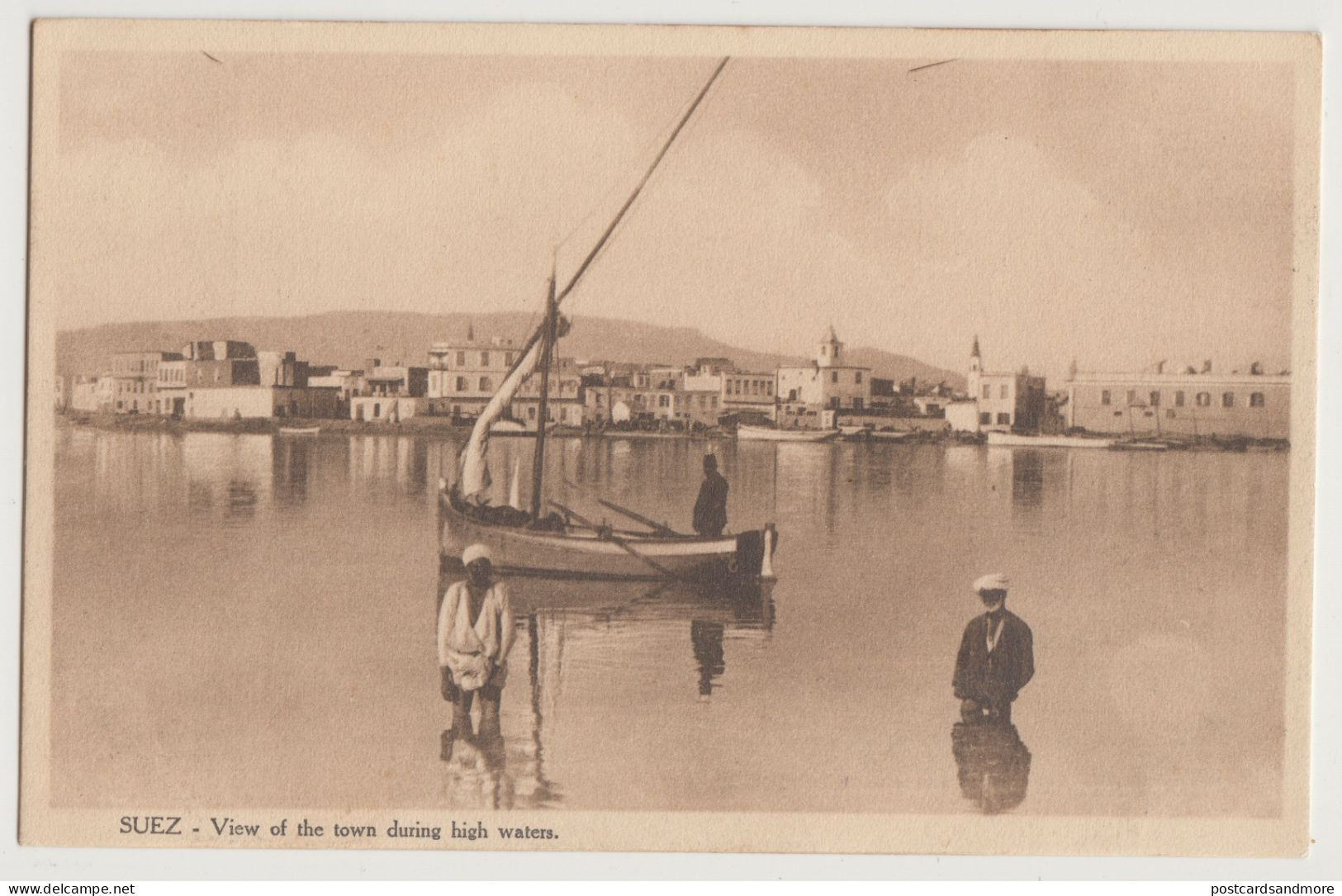 Egypt Port Said & Suez Canal Lot of 8 unused postcards ca. 1920 Siylianos Coutsicos - Isaac Behar