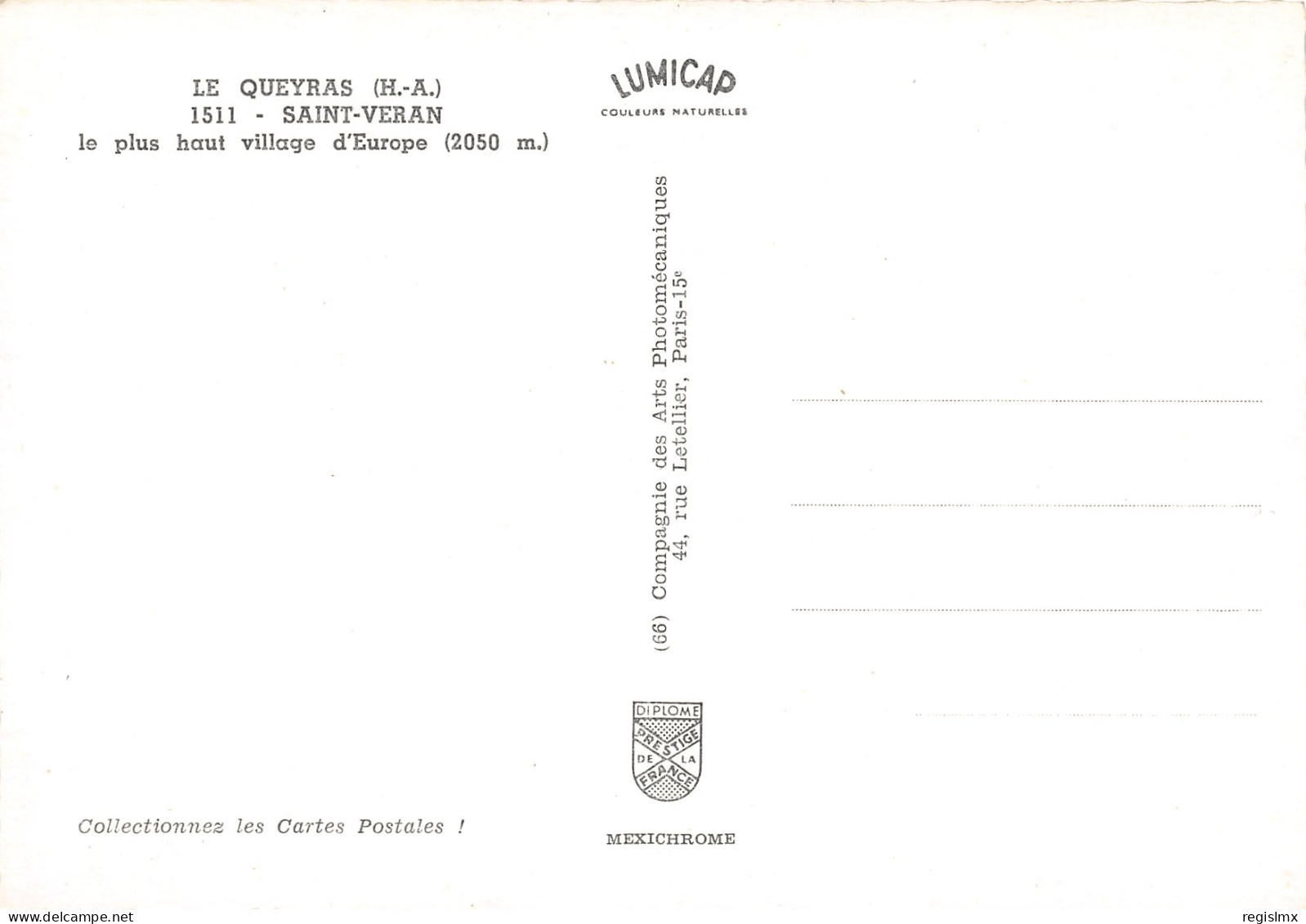 05-SAINT VERAN-N°1002-A/0041 - Other & Unclassified