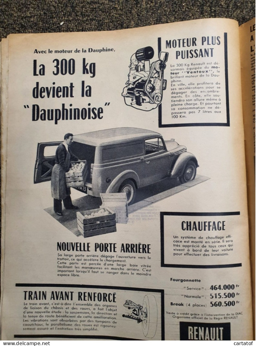 L'AUTOMOBILE N° 120 Avril 1956 . DAUPHINE GOLIATH DYNA . SALON DE GENEVE . ..