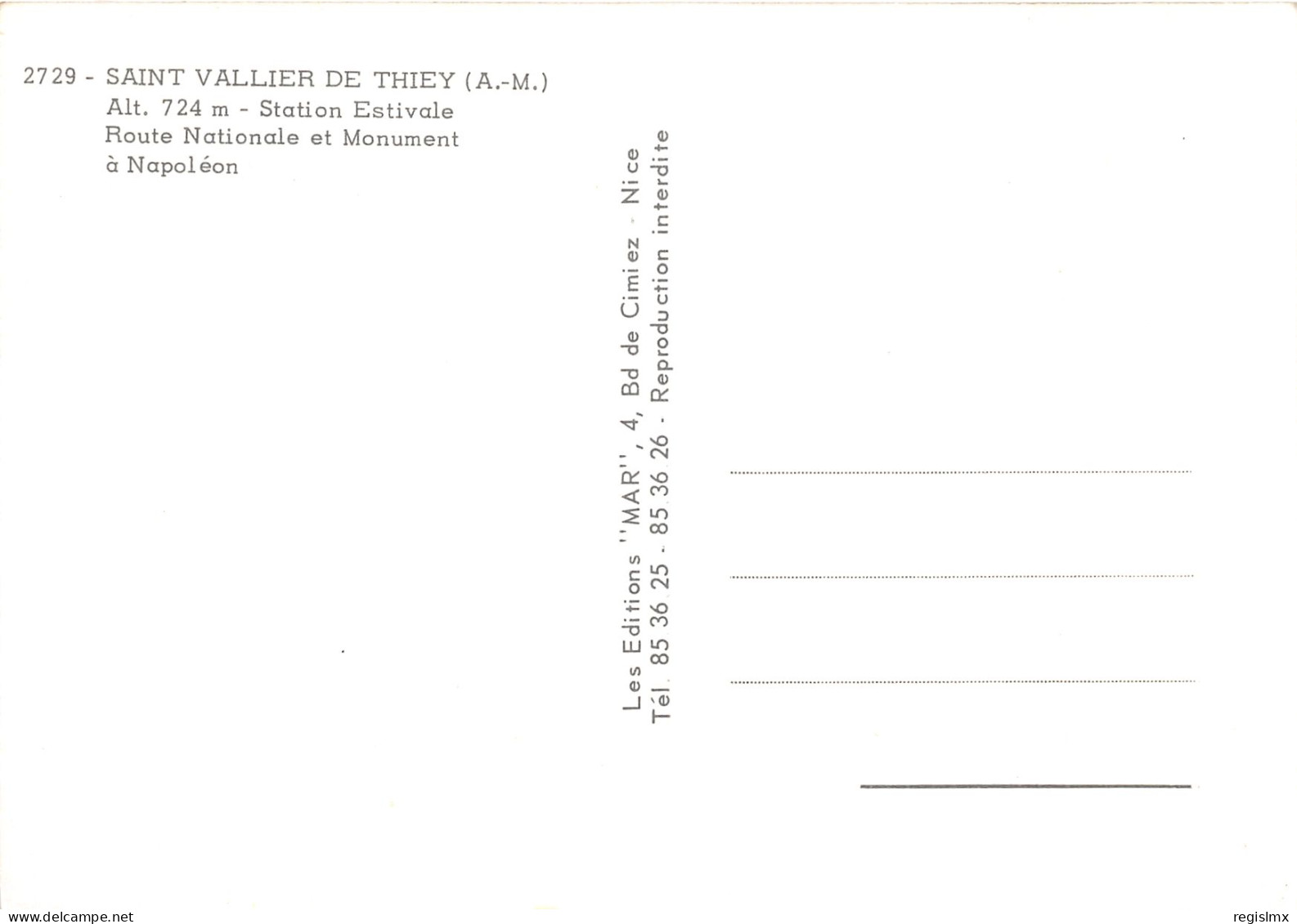 06-SAINT VALLIER DE THIEY-N°1002-E/0373 - Altri & Non Classificati