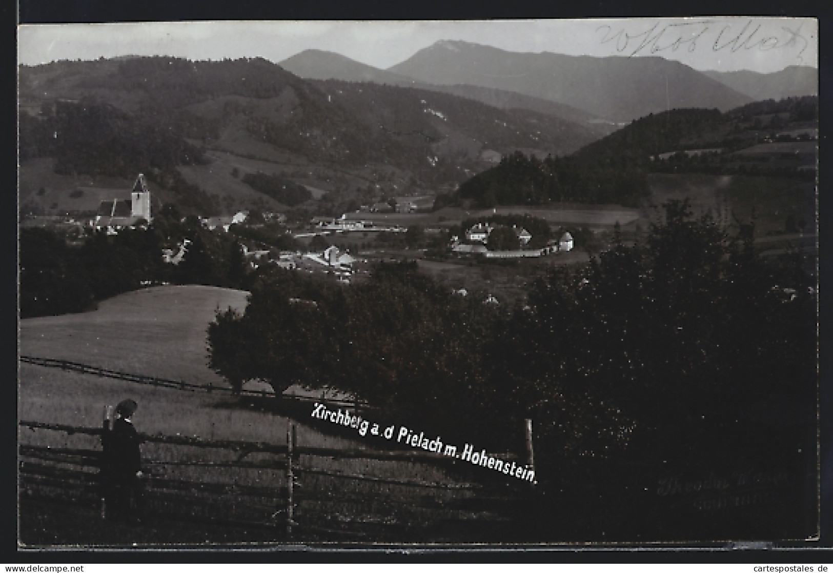 AK Kirchberg A. D. Pielach, Panorama Mit Hohenstein  - Autres & Non Classés