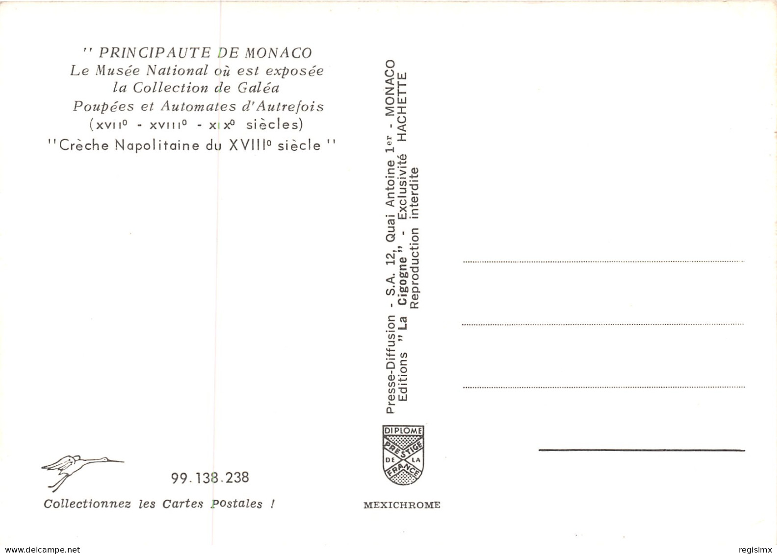 06-MONACO-N°1002-C/0281 - Andere & Zonder Classificatie