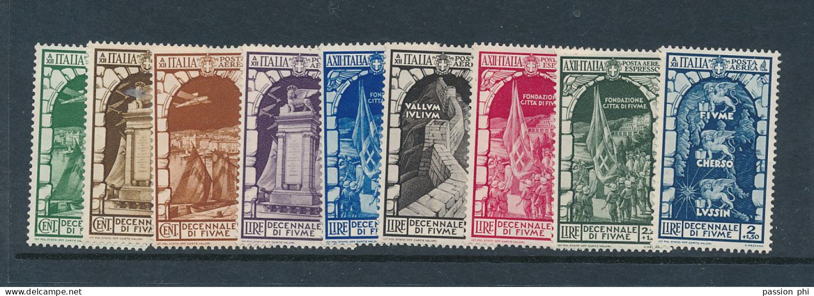 ITALY SASSONE A60/680 MNH STAIN ON THE GUM NO RUST BUT BAD STOCKAGE - Airmail