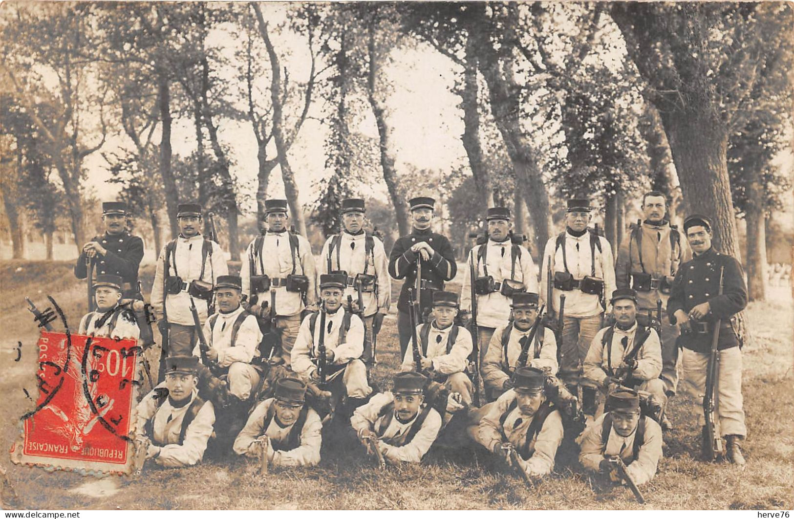 CHERBOURG - Carte Photo - Régiment - Militaria - 1914 - Cherbourg