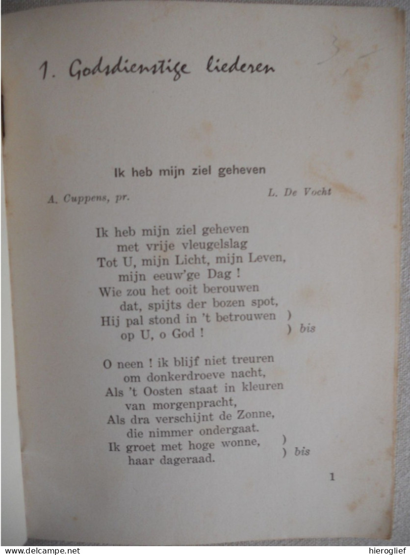 ALS MOEDER ZONG Liederen Van De Boerinnenbond Leuven KVLV Ferm Zang Zingen Liedjes Muziek Vlaanderen - Altri & Non Classificati