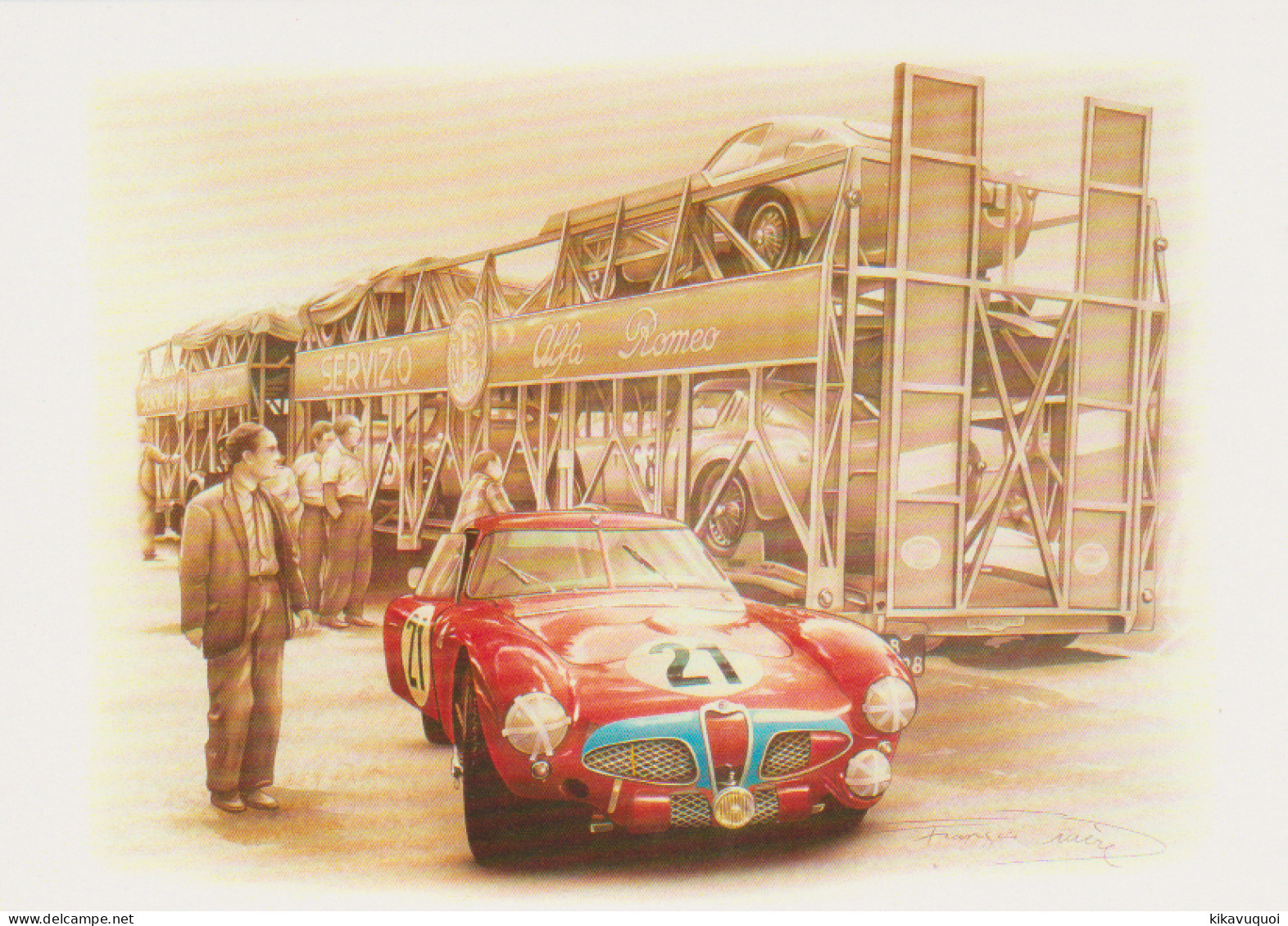 ALFA ROMEO - CARTE POSTALE 10X15 CM NEUF - Turismo