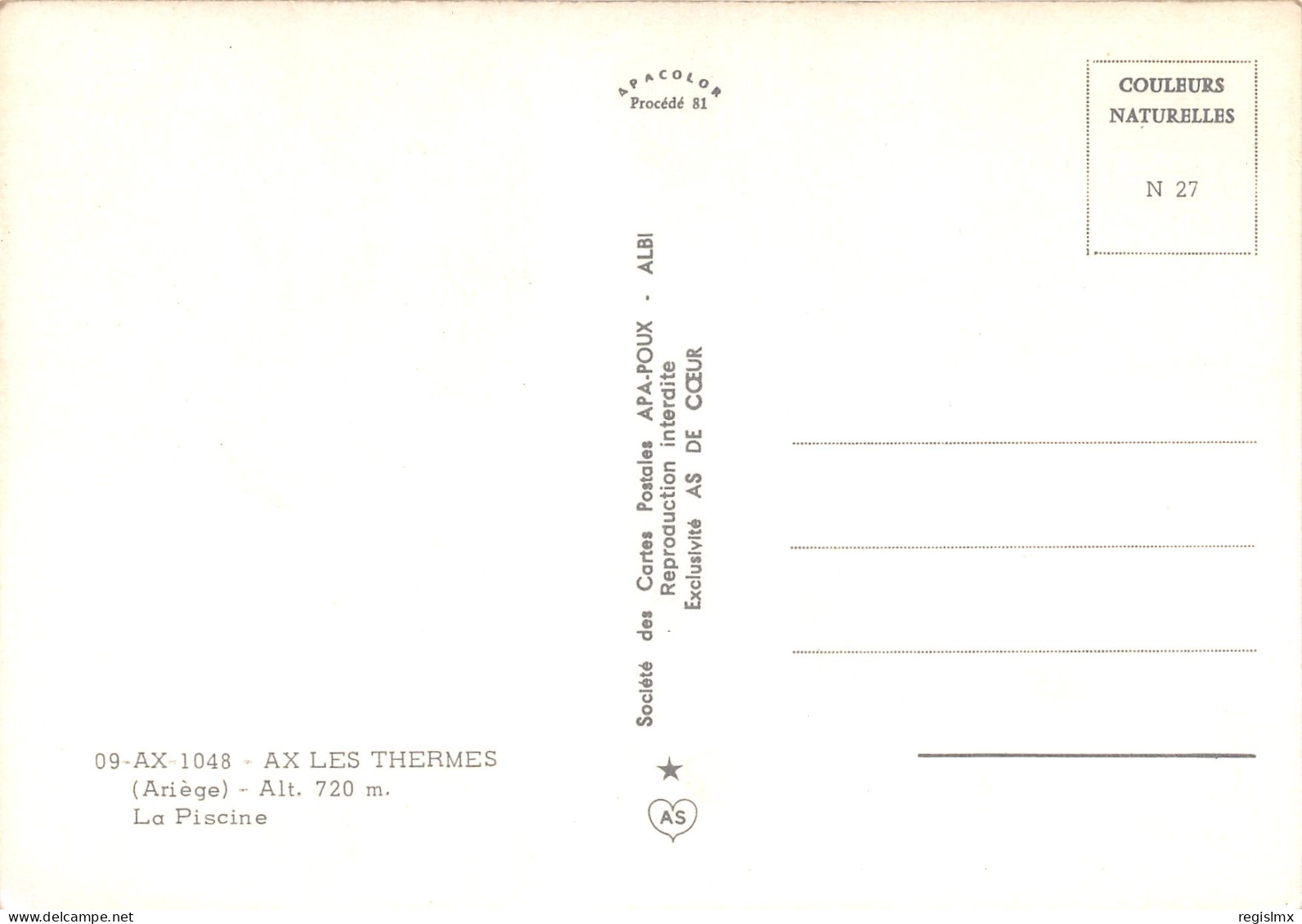 09-AX LES THERMES-N°1004-B/0295 - Ax Les Thermes