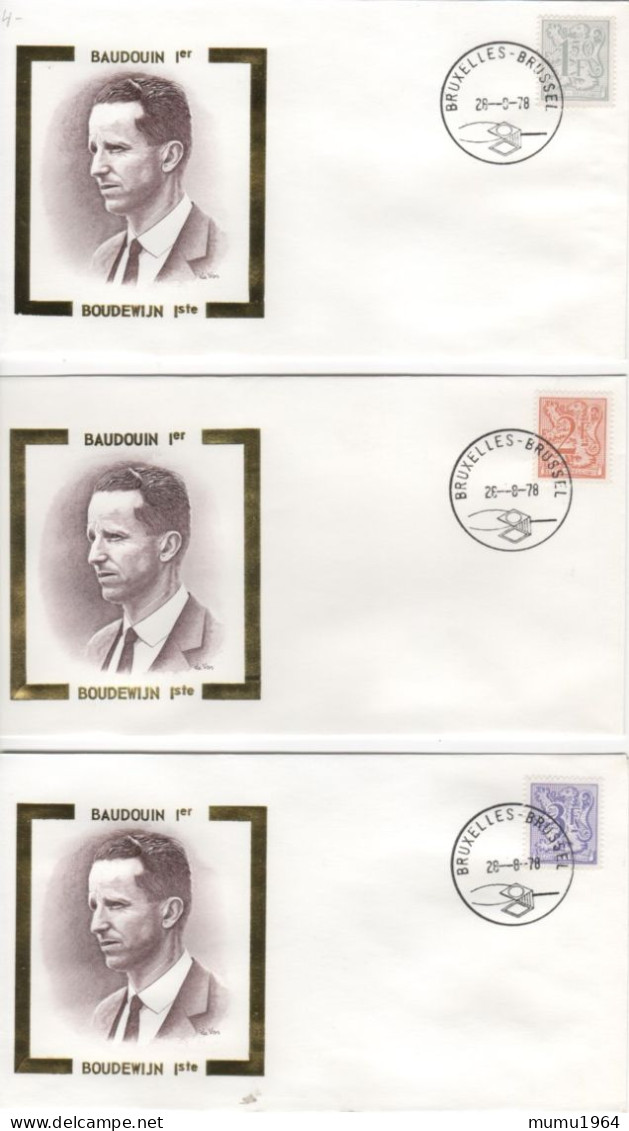 COB - FDC N°  - Timbre N° 1902/04 - 1971-1980