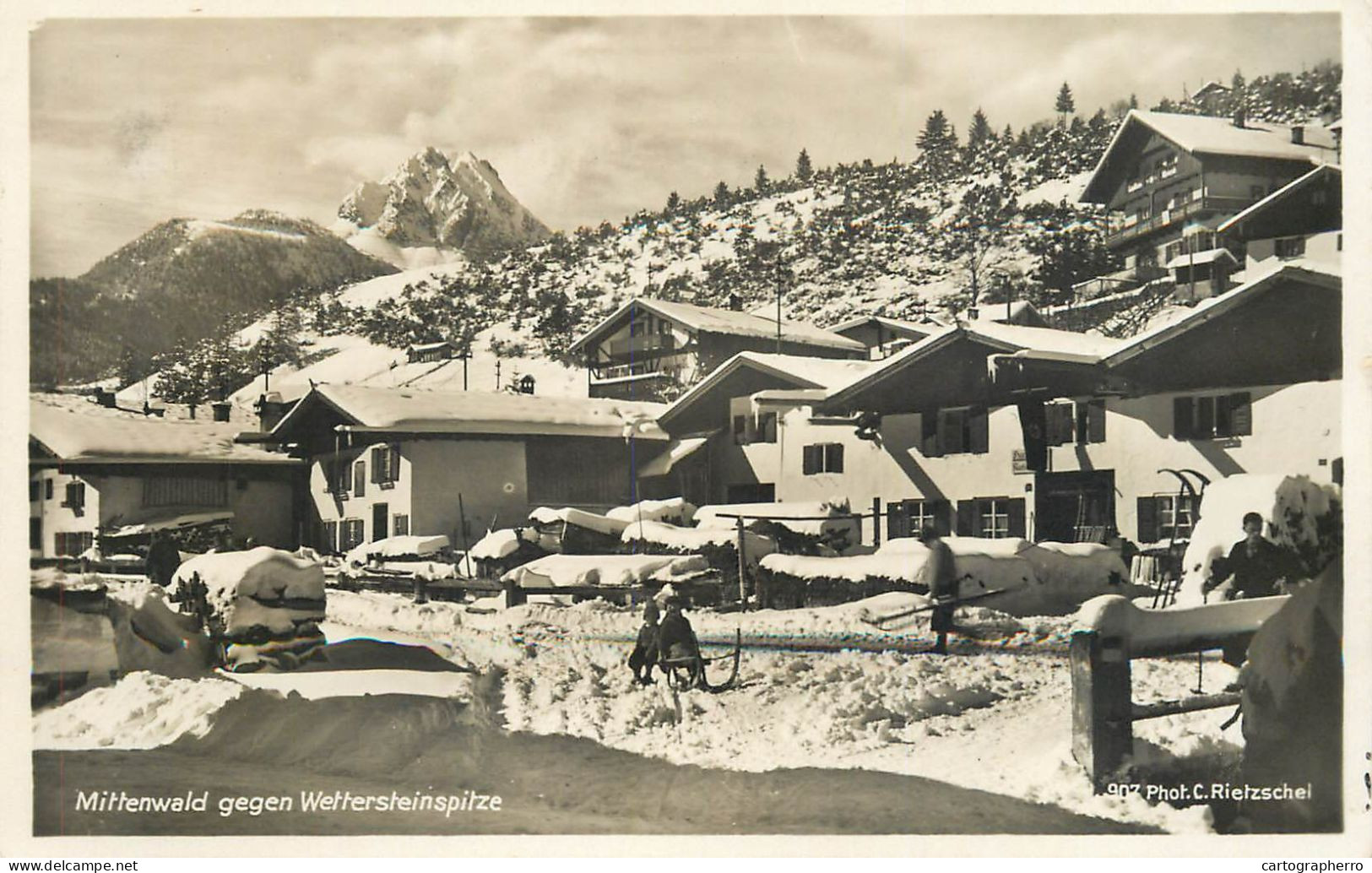 Germany Mittenwald Gegen Wettersteinspitze - Mittenwald