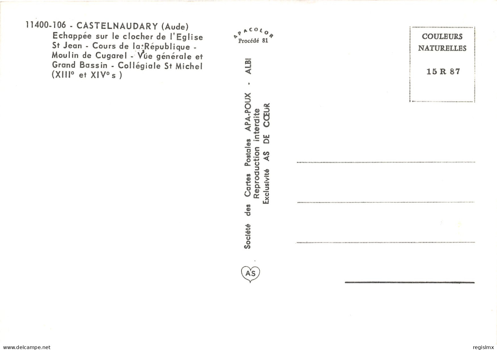 11-CASTELNAUDARY-N°1004-E/0231 - Castelnaudary