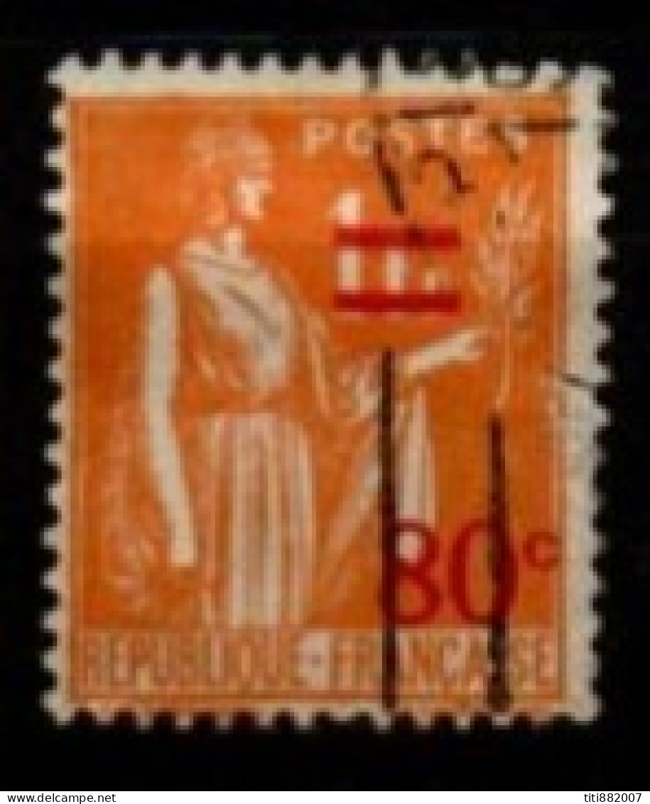 FRANCE    -   1937 .   Y&T N° 359 Oblitéré    Surchargé - 1932-39 Paix