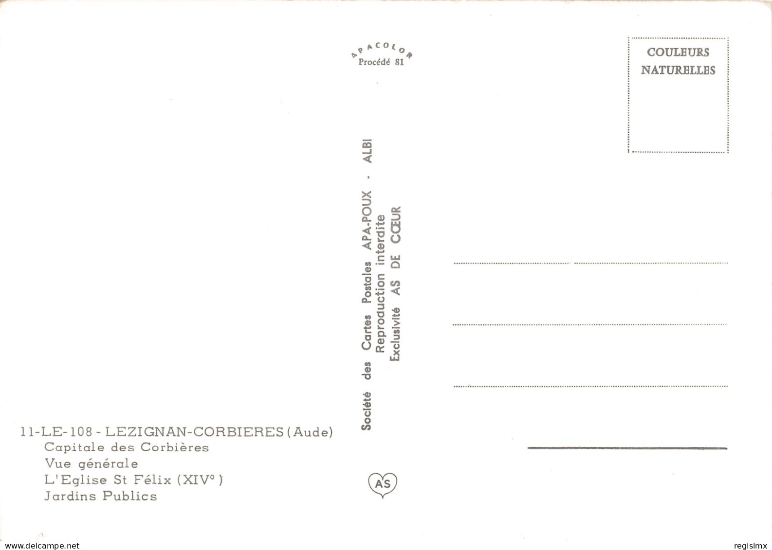 11-LEZIGNAN CORBIERES-N°1004-E/0183 - Other & Unclassified