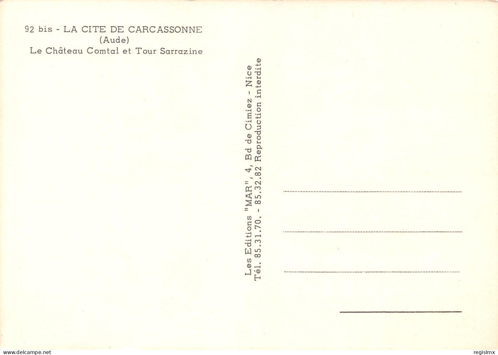 11-CARCASSONNE-N°1004-E/0121 - Carcassonne