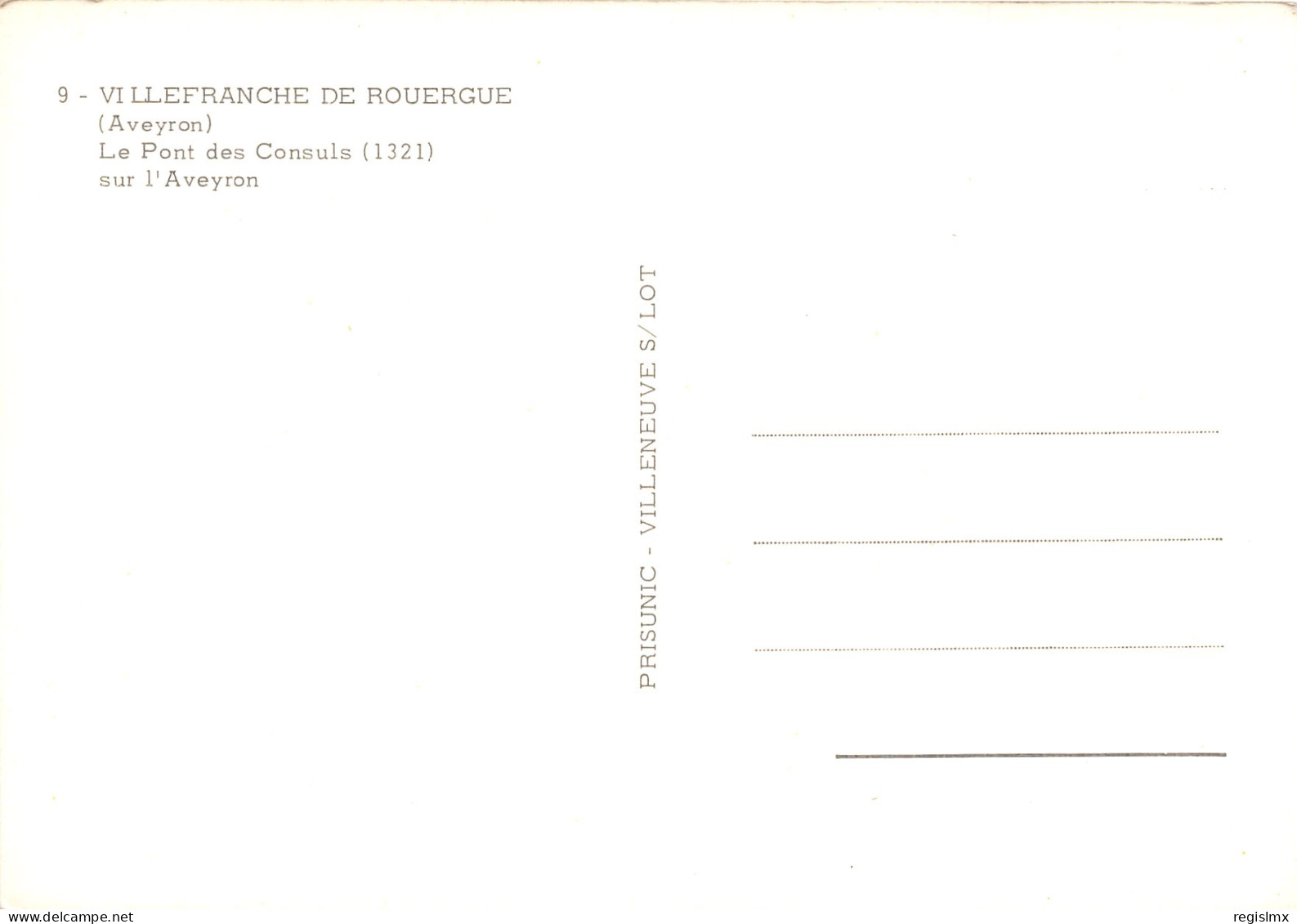 12-VILLEFRANCHE DE ROUERGUE-N°1005-B/0345 - Villefranche De Rouergue