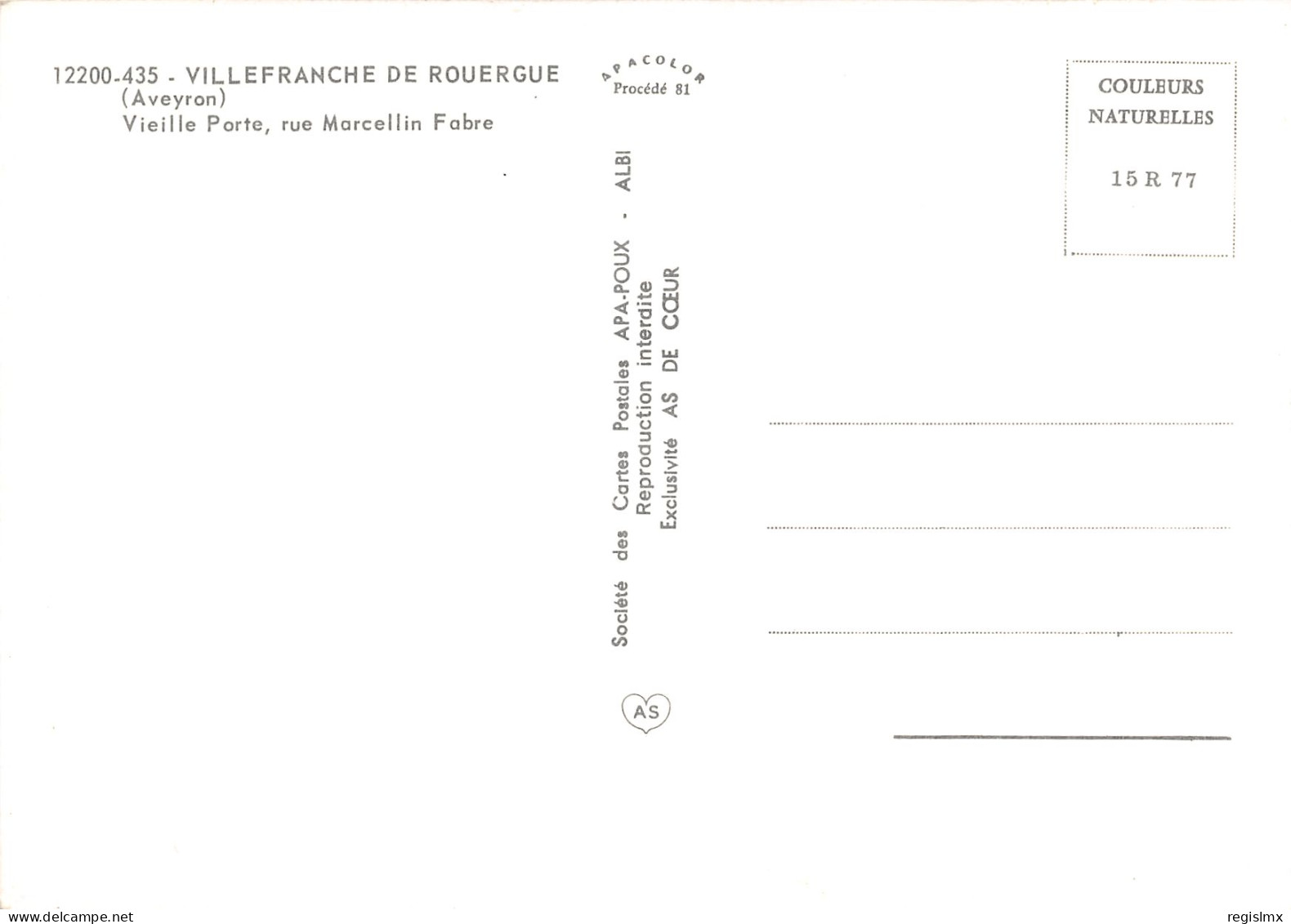 12-VILLEFRANCHE DE ROUERGUE-N°1005-B/0241 - Villefranche De Rouergue
