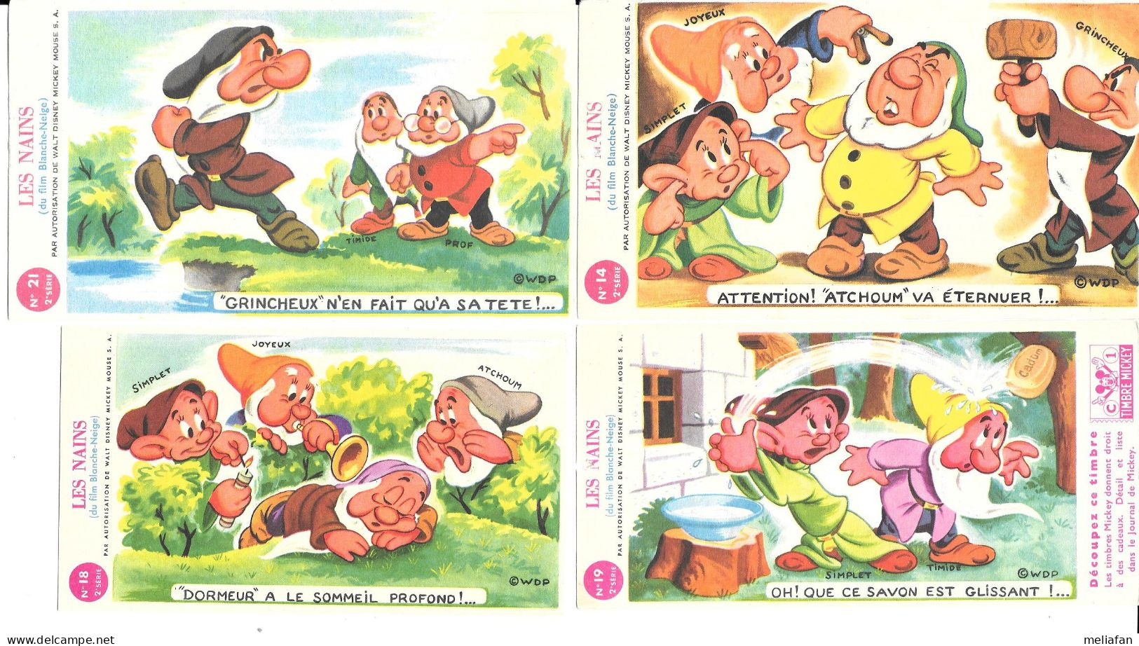 GF1617 - IMAGES SAVON CADUM - DISNEY - LES NAINS - Andere & Zonder Classificatie