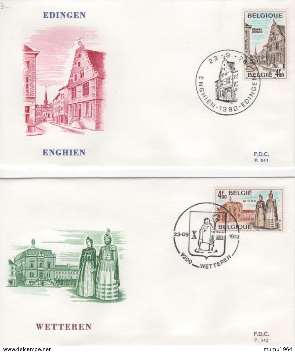 COB - FDC N° 541/44 - Timbre N° 1907/10 - 1971-1980