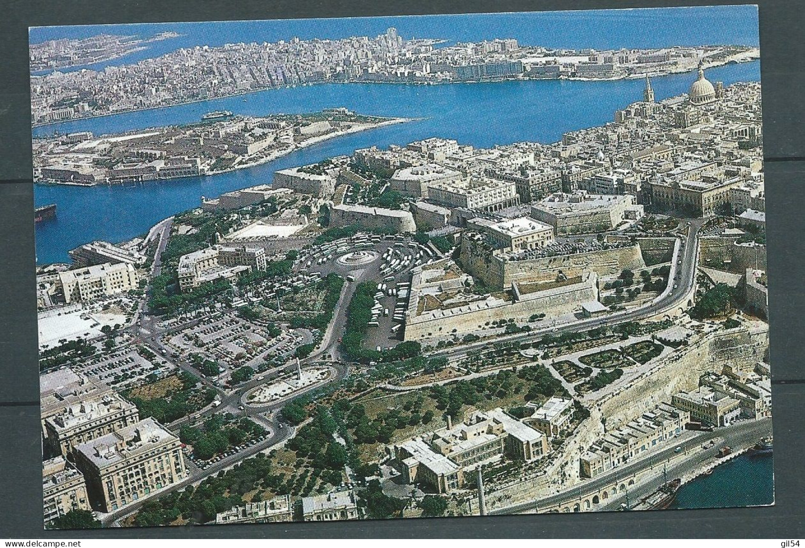 CPSM GF - MALTA -   Aerial View Showing Valleta ( Foreground) And Shema In The Background   -   HAY 20037 - Malta