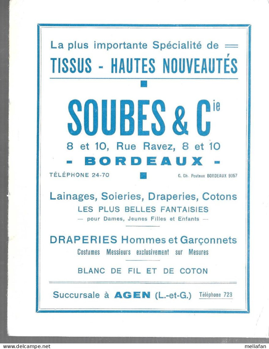 GF1682 - IMAGE  TISSUS SOUBES BORDEAUX - LE ROI DAGOBERT 13.8 X 17.8 CM - Autres & Non Classés