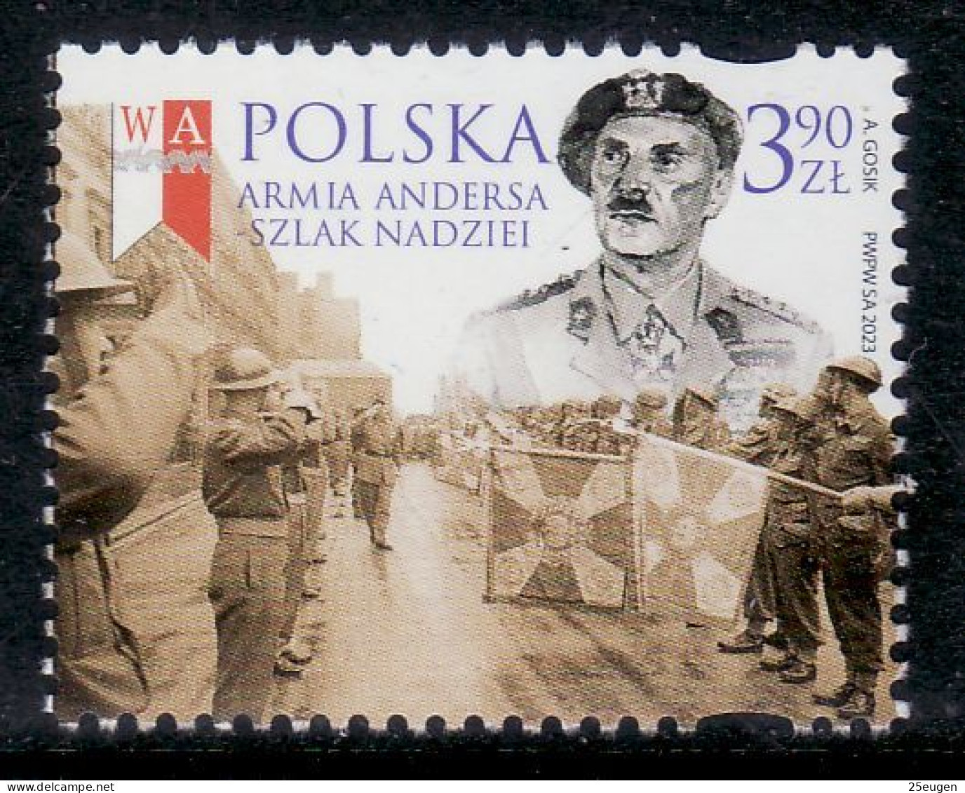 POLAND 2023  GENERAL W.ANDERS MNH - Nuovi