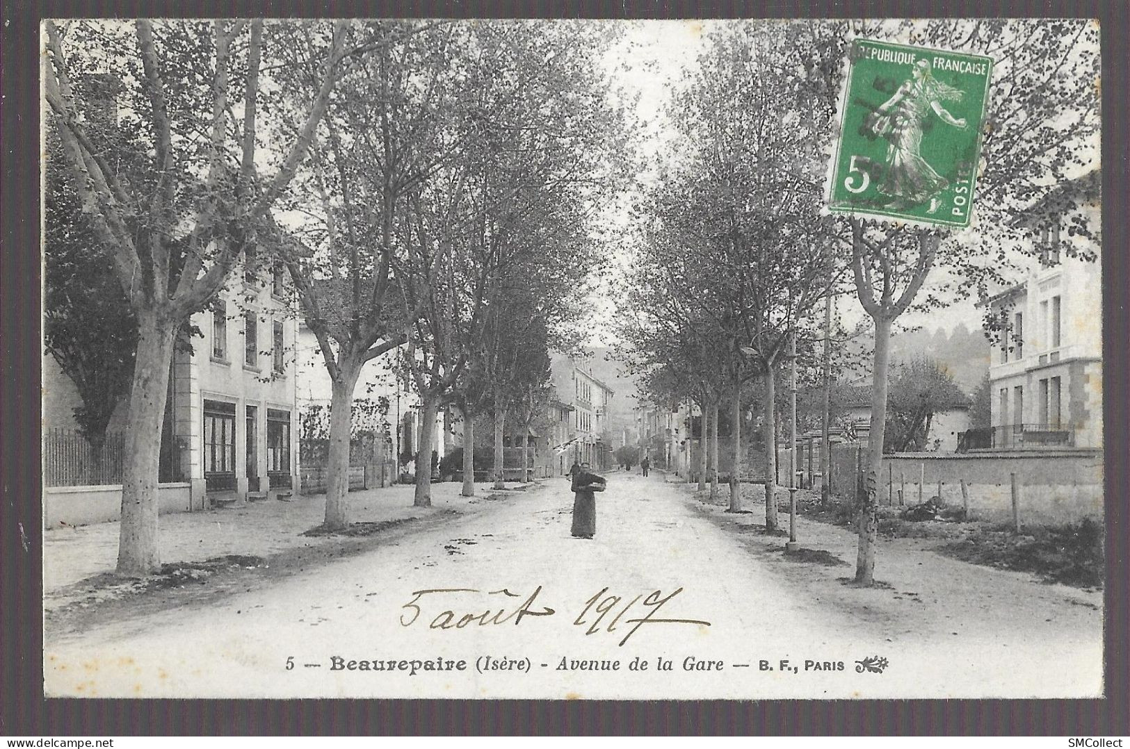 Beaurepaire, Avenue De La Gare (A17p33) - Beaurepaire