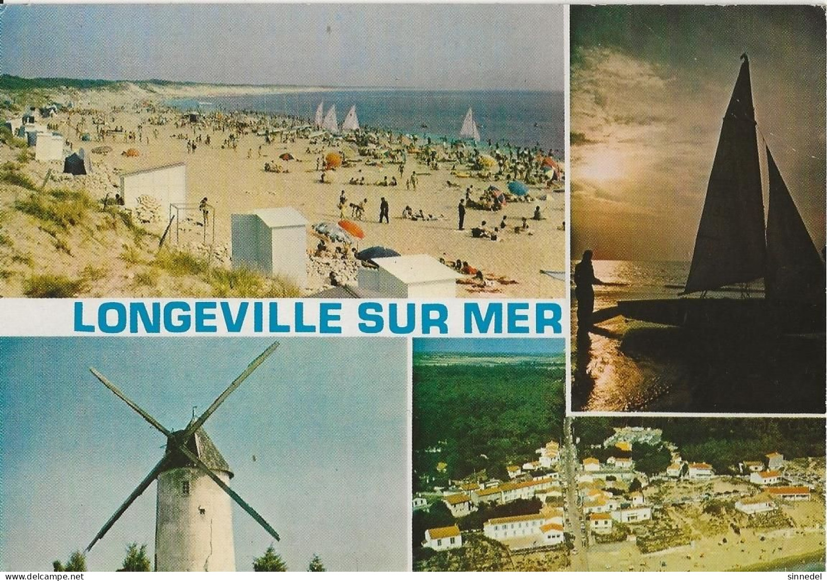 LA LONGEVILLE LA PLAGE LE MOULIN DE LA TUDELIERE VOIR SCAN POUR ETAT   A CIRCULER - Sonstige & Ohne Zuordnung